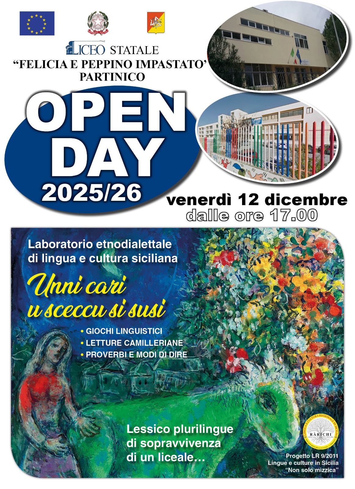 Open Day 2025/26 — Liceo Statale Felicia e Peppino Impastato